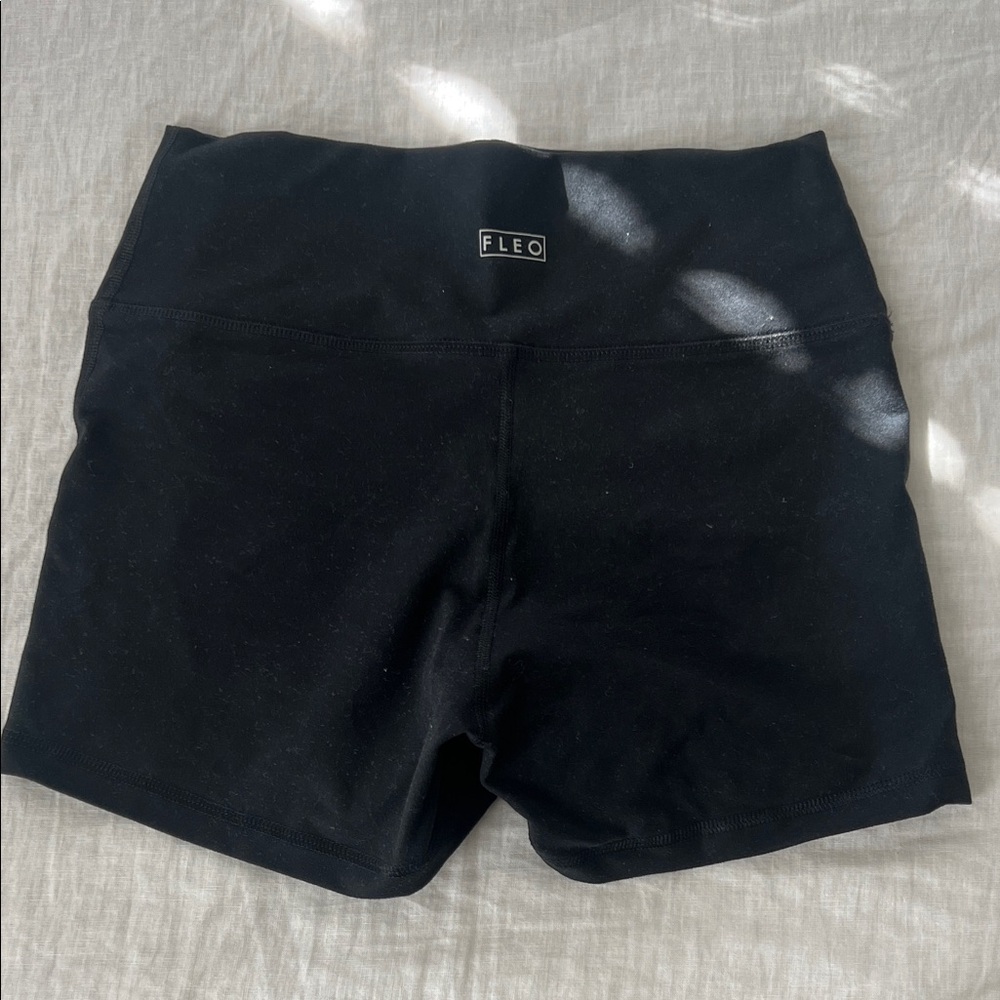 Fleo Women's Midnight Black Athletic Shorts